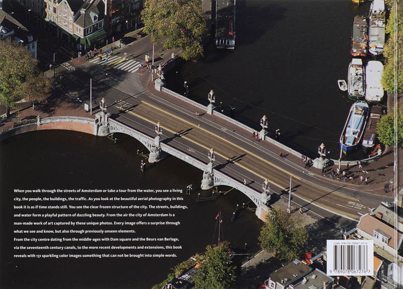 Achterkant van Amsterdam from above