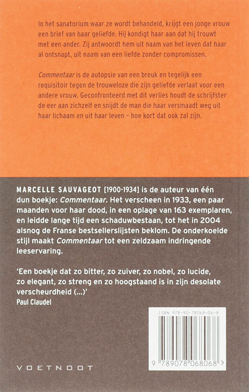 Achterkant van Commentaar