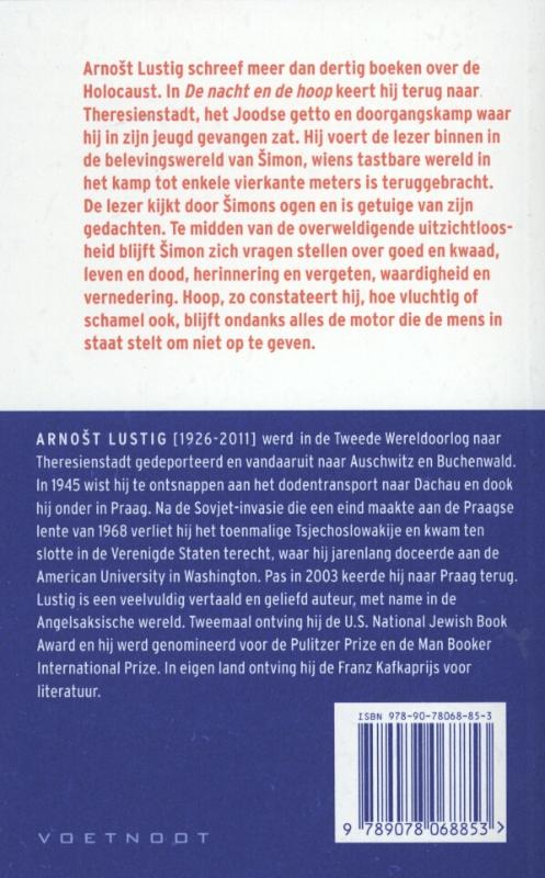 Achterkant van De nacht en de hoop