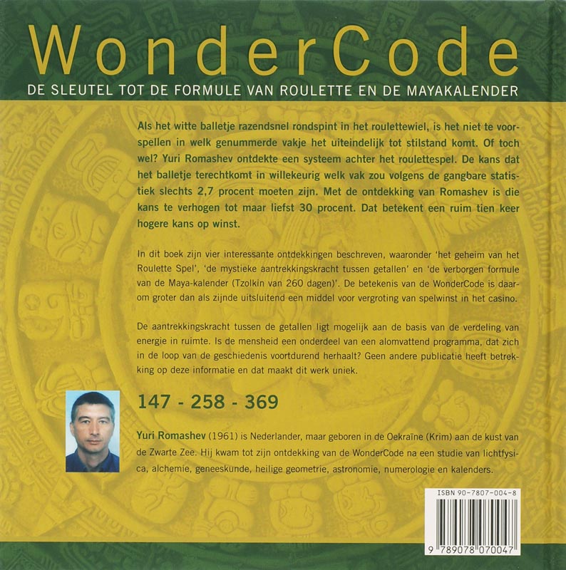 Achterkant van De WonderCode