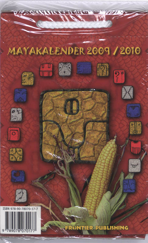 Achterkant van Maya scheurkalender 2009-2010