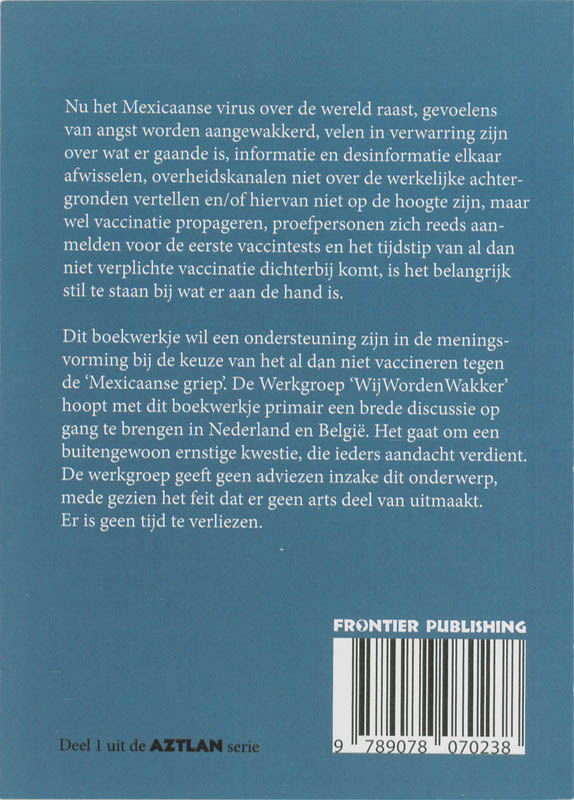 Achterkant van Vaccineren of niet?