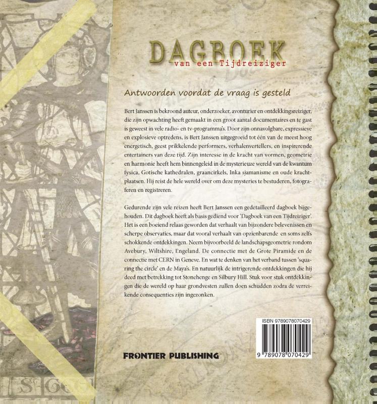 Achterkant van Dagboek van een tijdreiziger