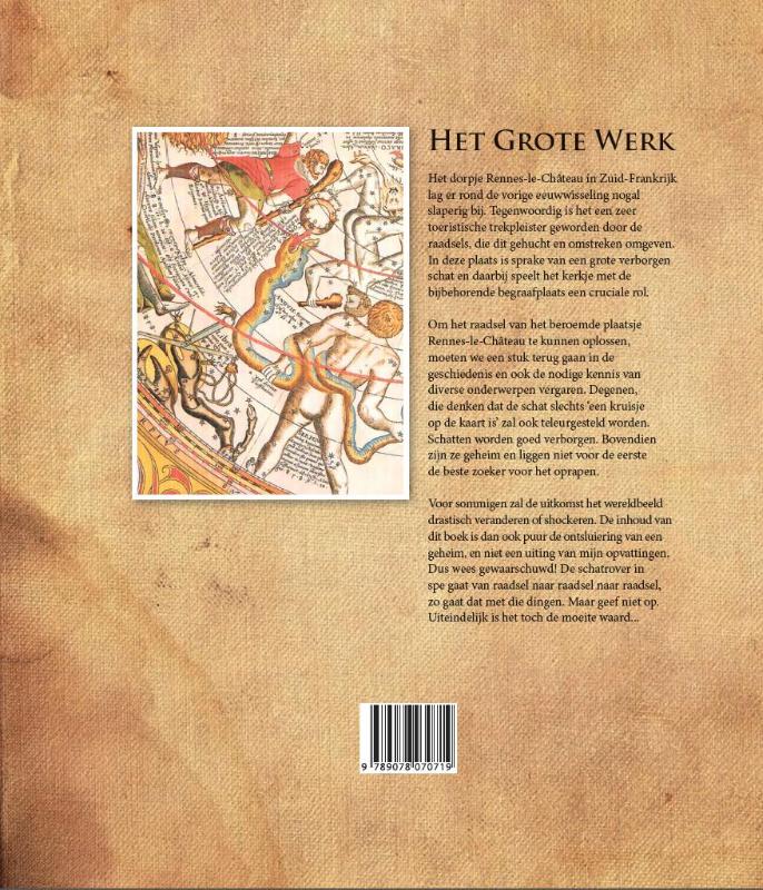 Achterkant van Het grote werk