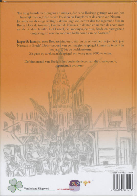 Achterkant van De spiegel der Nassaus