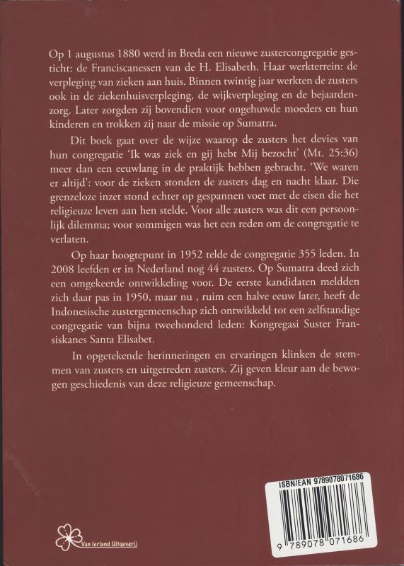 Achterkant van We waren er altijd