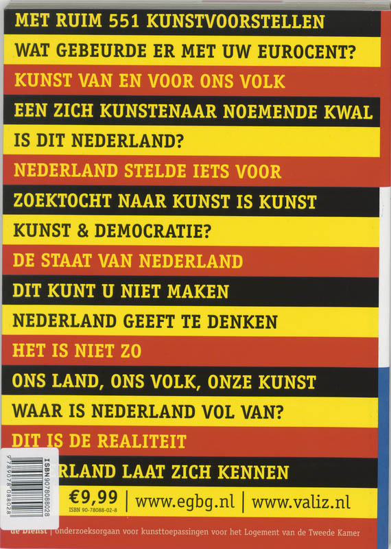 Achterkant van Dit is Nederland