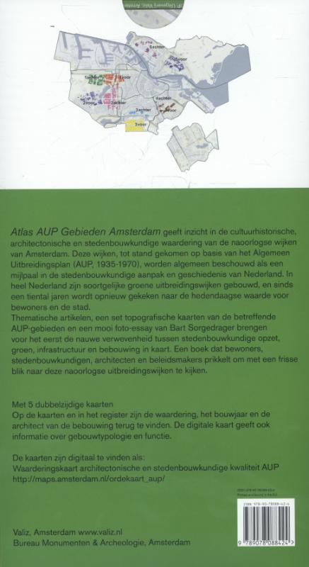 Achterkant van Atlas AUP gebieden Amsterdam