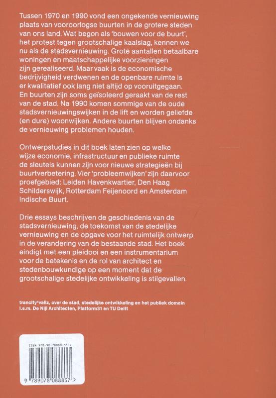 Achterkant van Vernieuwing van de stadsvernieuwing
