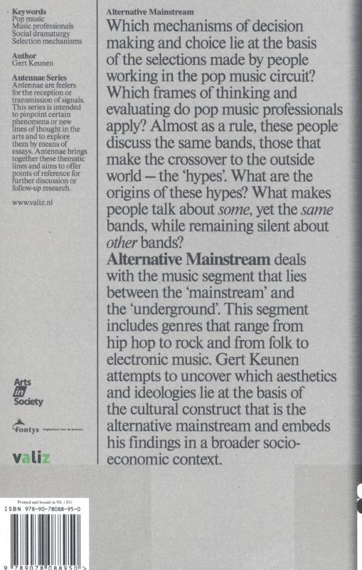 Achterkant van Alternative mainstream