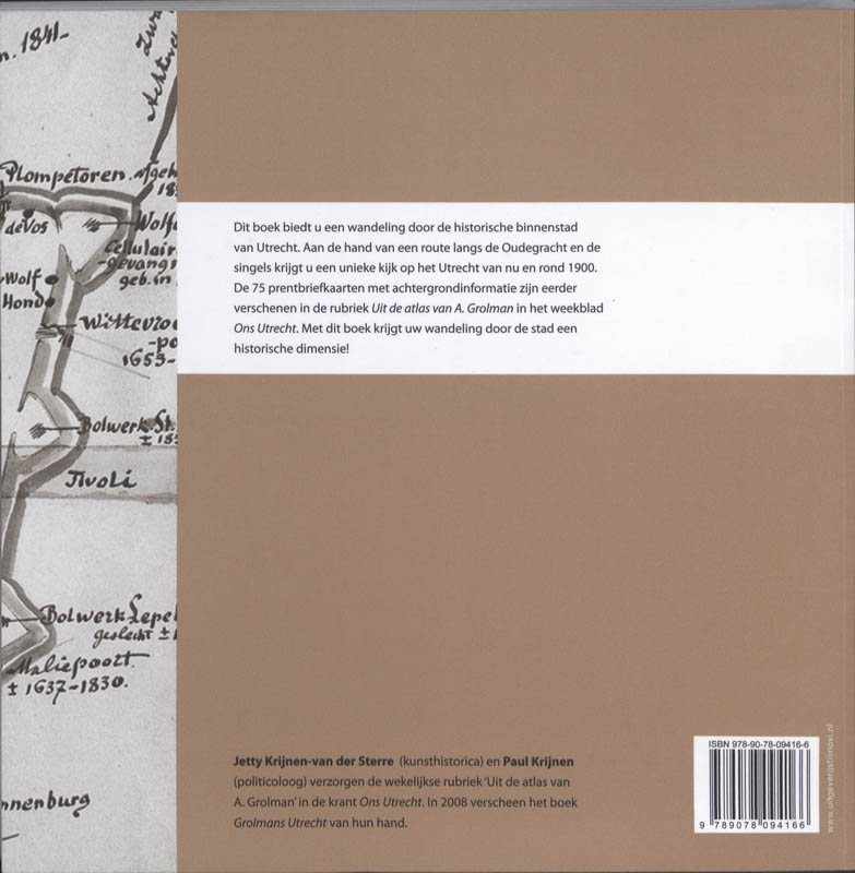Achterkant van Uit de Atlas van Anthony E. Grolman