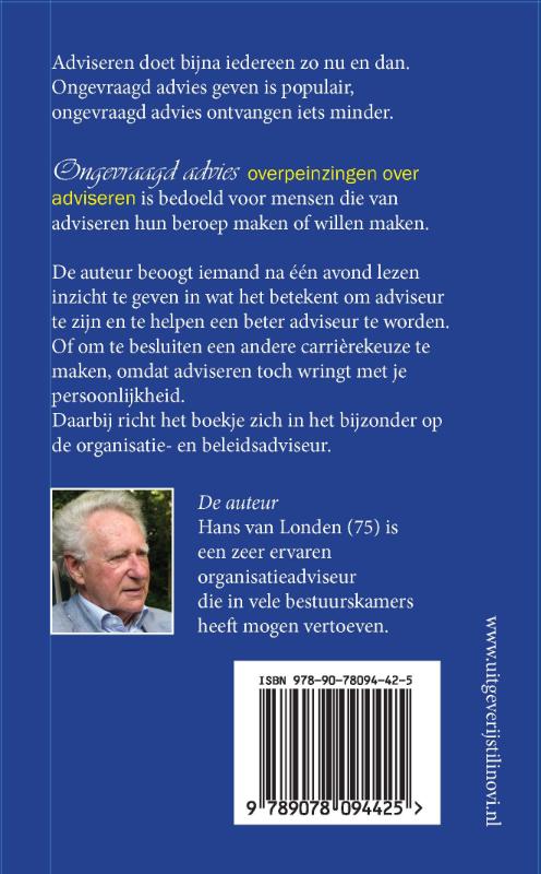 Achterkant van Ongevraagd advies