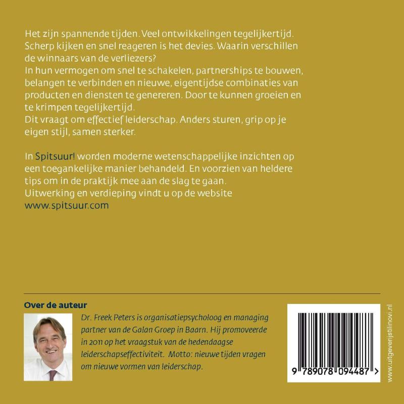 Achterkant van Spitsuur!