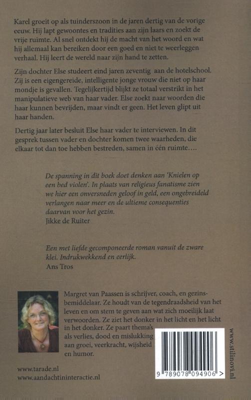 Achterkant van Dochter van mijn vader