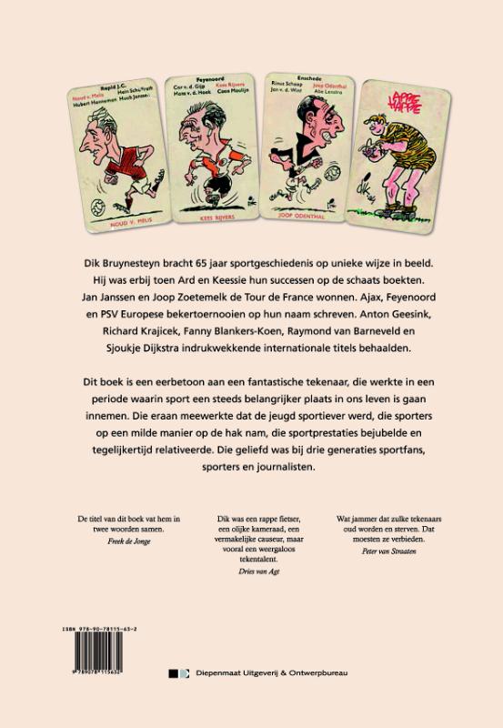 Achterkant van Dik tevreden