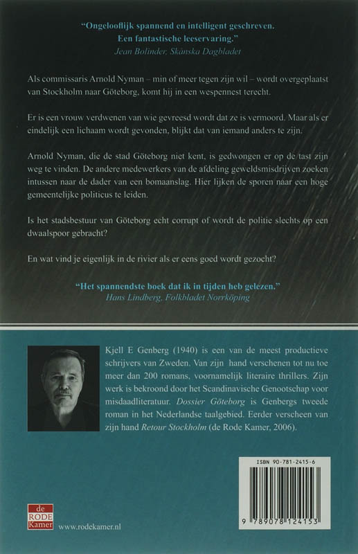 Achterkant van Dossier Göteborg