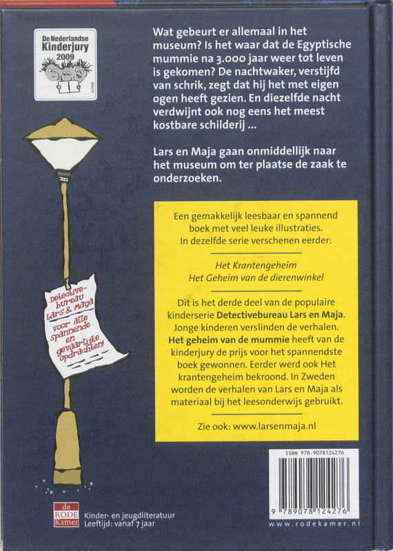 Achterkant van Het geheim van de mummie