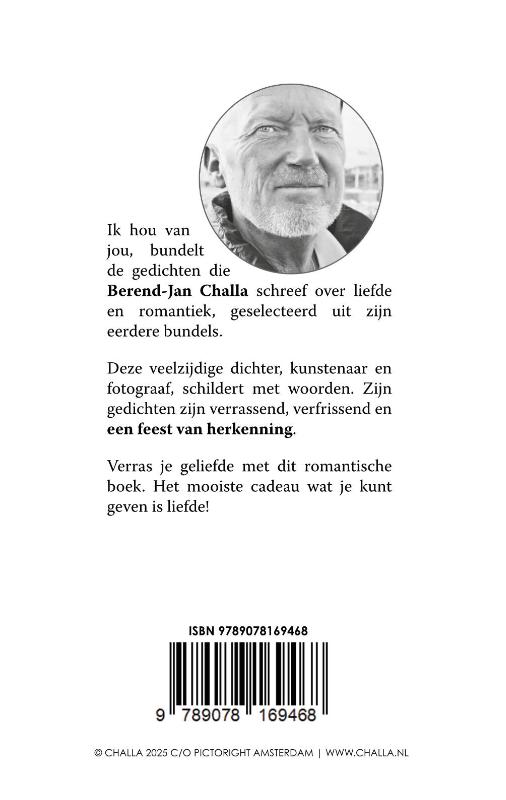Achterkant van Ik hou van jou