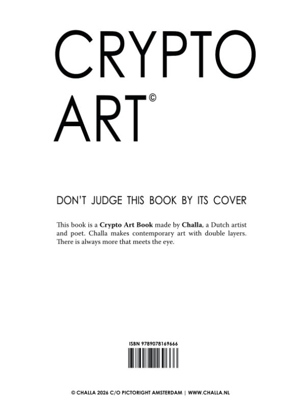 Achterkant van Crypto Art