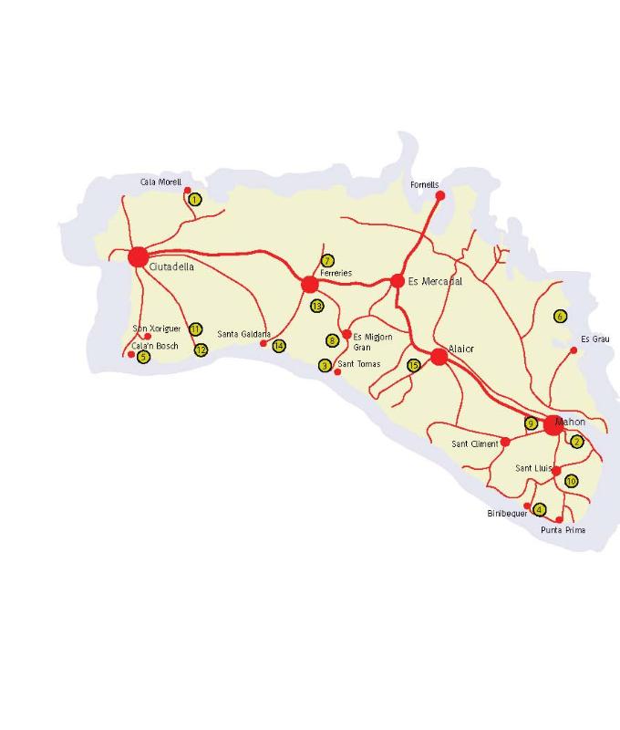 Achterkant van Wandelen op Menorca