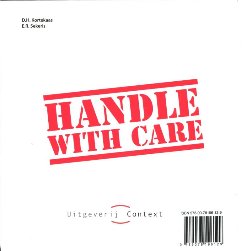 Achterkant van Handle with care