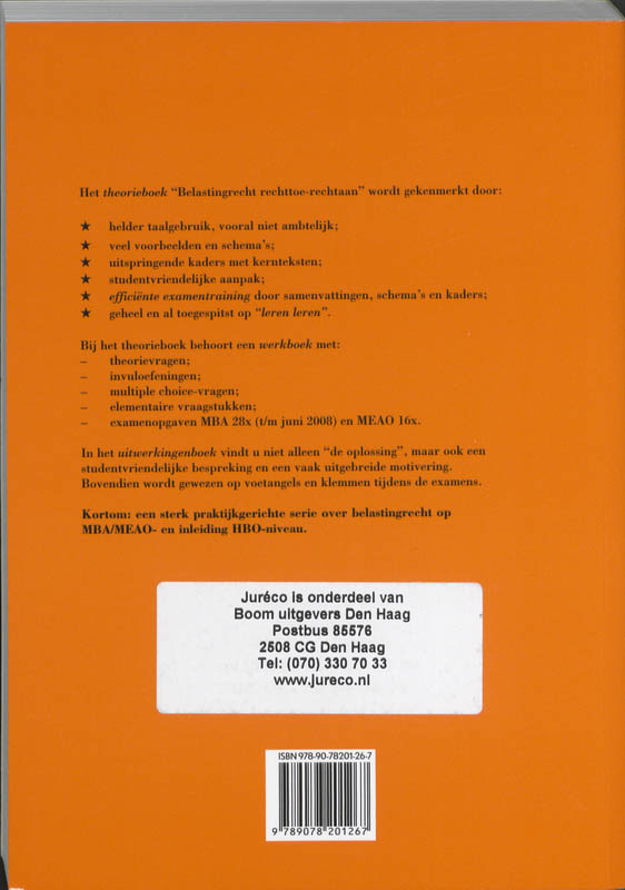 Achterkant van Theorieboek