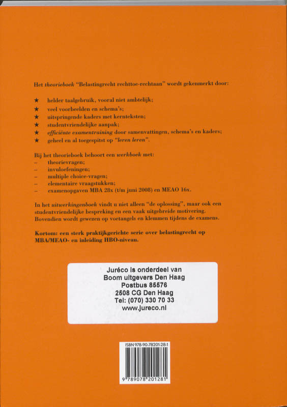 Achterkant van Uitwerkingenboek