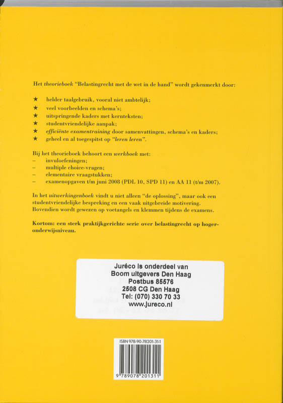 Achterkant van Uitwerkingenboek