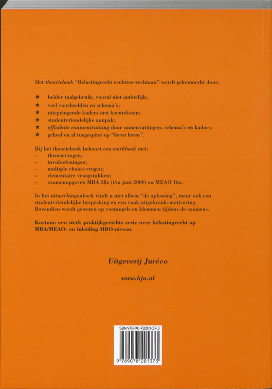Achterkant van Theorieboek