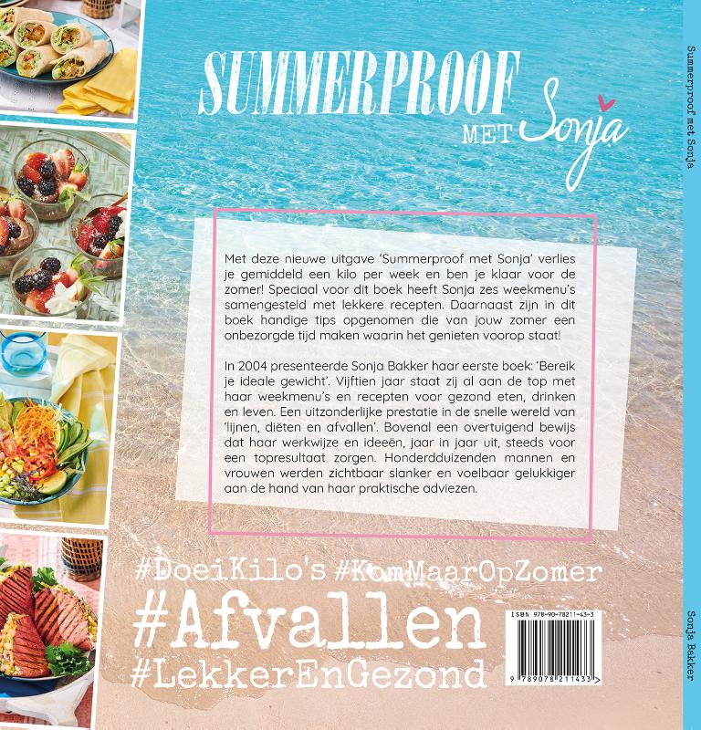 Achterkant van Summerproof met Sonja