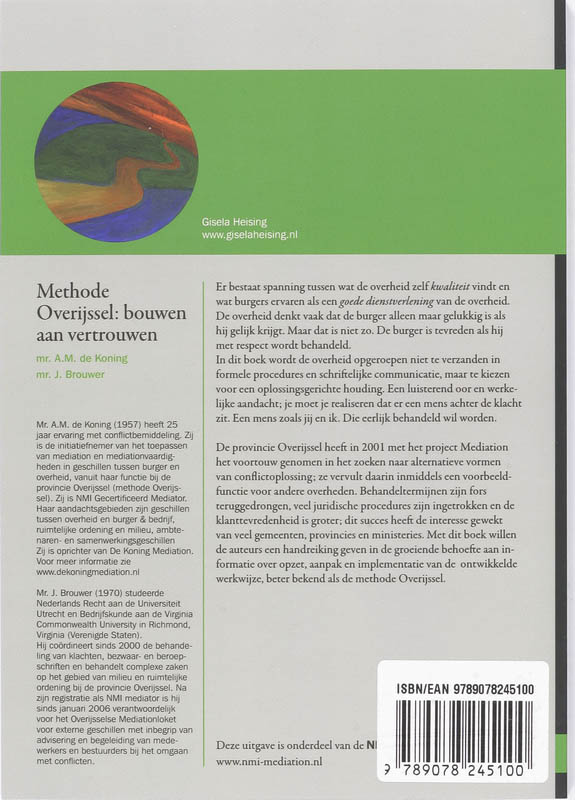 Achterkant van Methode Overijssel
