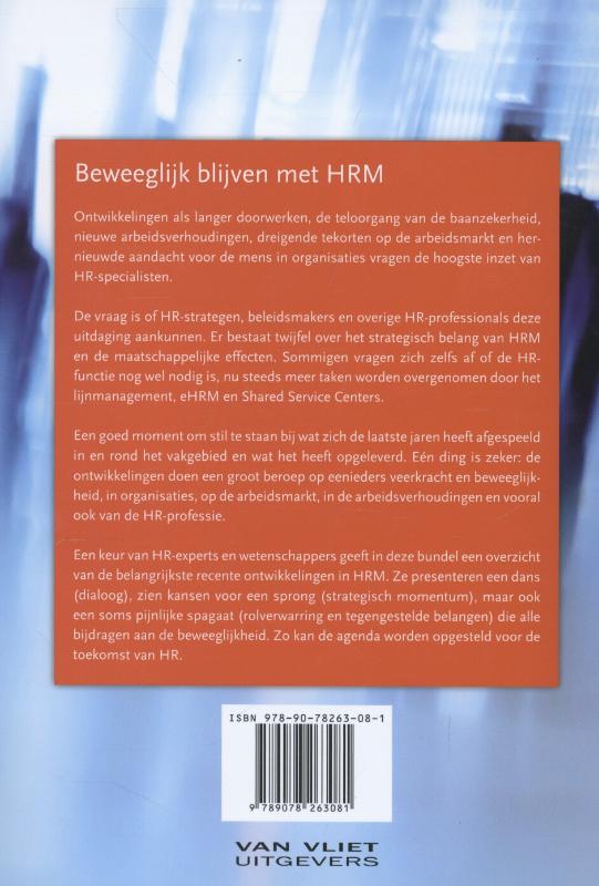 Achterkant van Beweeglijk blijven met HRM