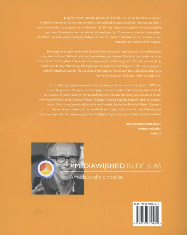Achterkant van Mediawijsheid in de klas