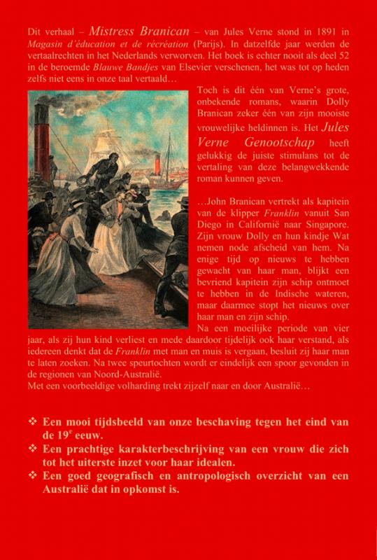 Achterkant van Mrs. Branican