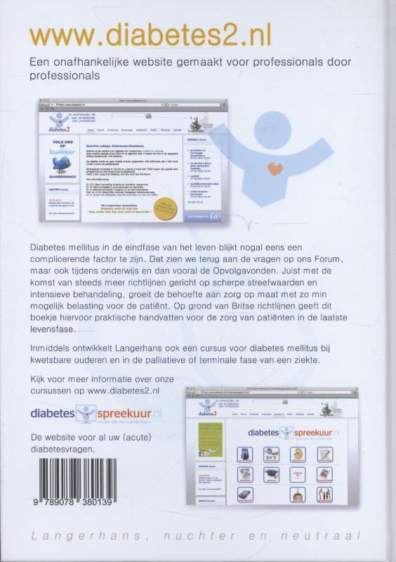 Achterkant van Diabeteszorg aan het eind van het leven