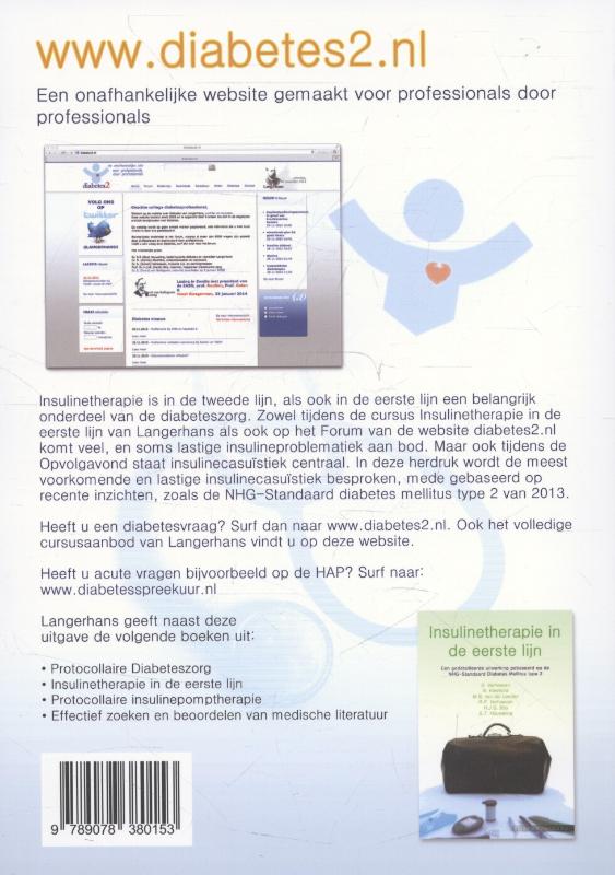 Achterkant van Insuline casuistiek