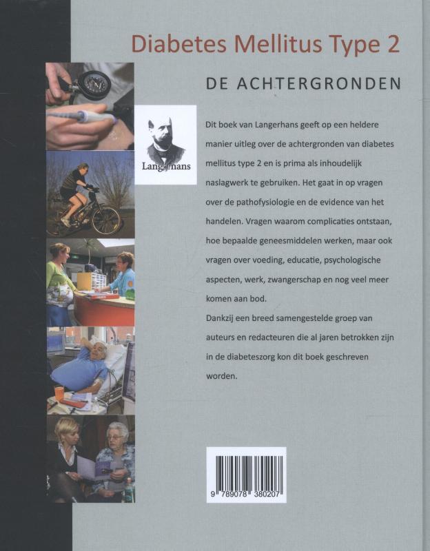 Achterkant van Diabetes mellitus type 2