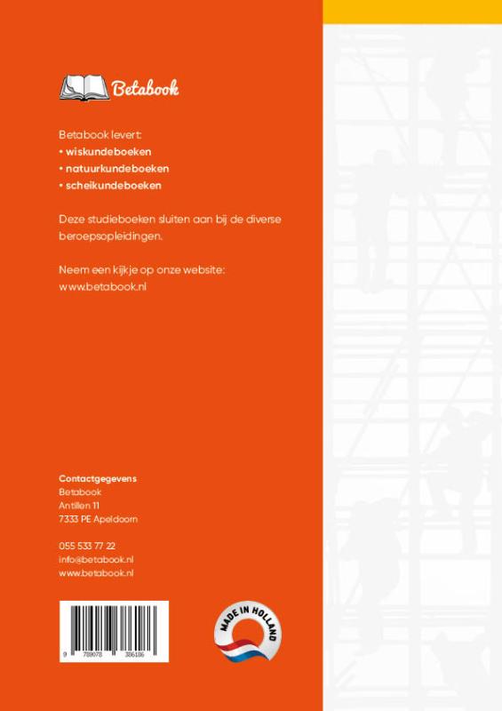 Achterkant van Kernboek 1