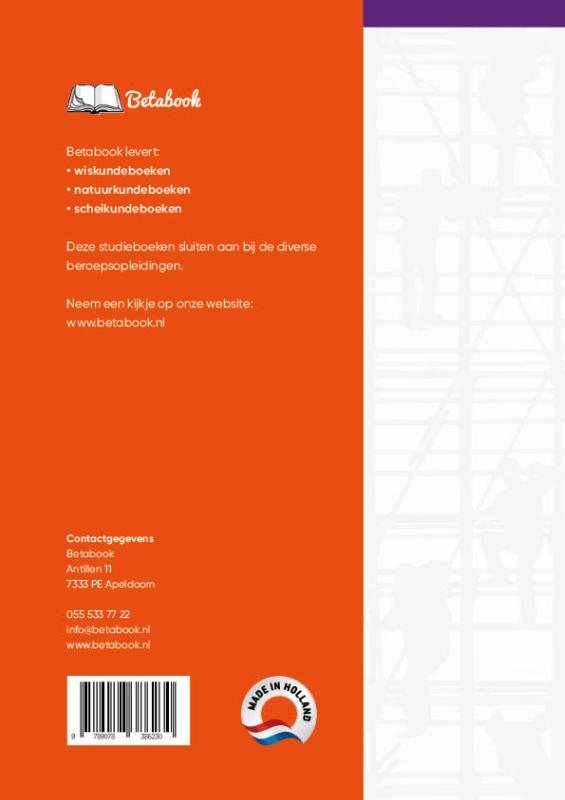 Achterkant van Werkboek 3