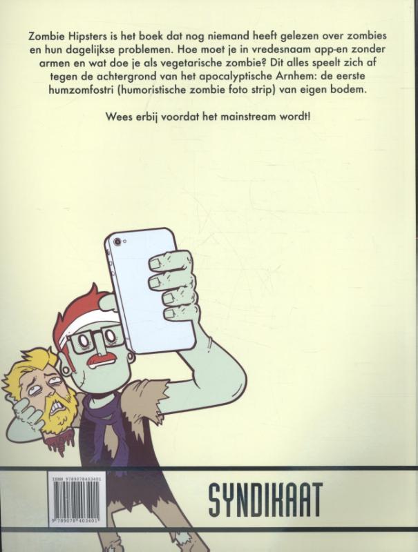 Achterkant van Zombie hipsters