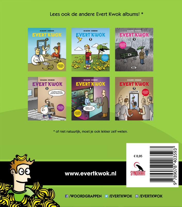 Achterkant van Evert Kwok
