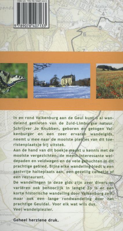 Achterkant van Wandelend genieten van Valkenburg aan de Geul