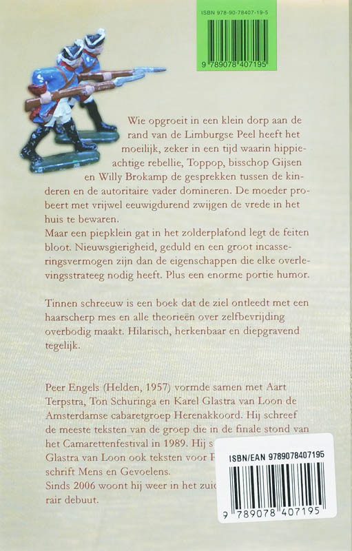 Achterkant van Tinnen schreeuw