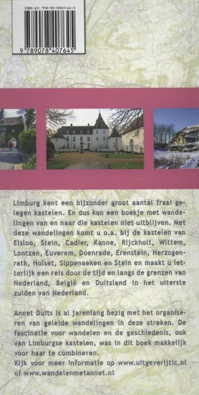Achterkant van Langs Zuid-Limburgse kastelen