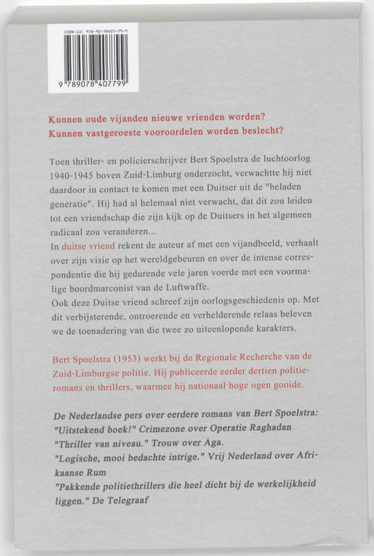 Achterkant van Duitse vriend