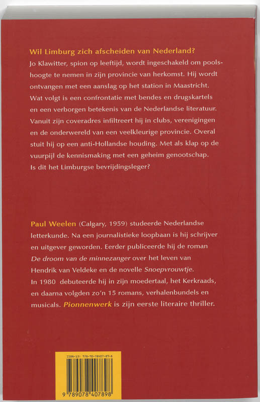 Achterkant van Pionnenwerk
