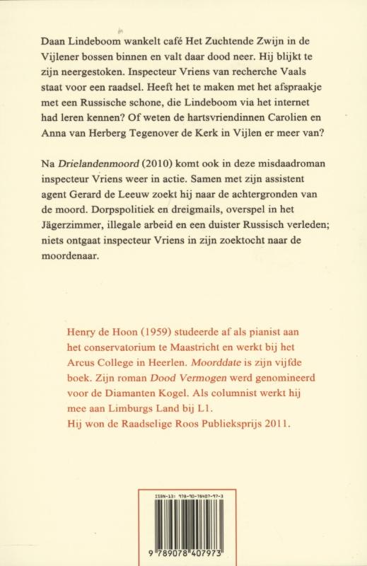 Achterkant van Moorddate