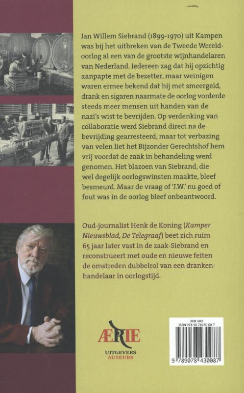 Achterkant van De zaak Siebrand
