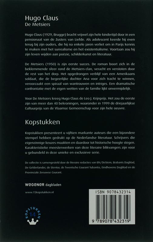 Achterkant van De Metsiers