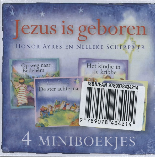 Achterkant van Jezus is geboren